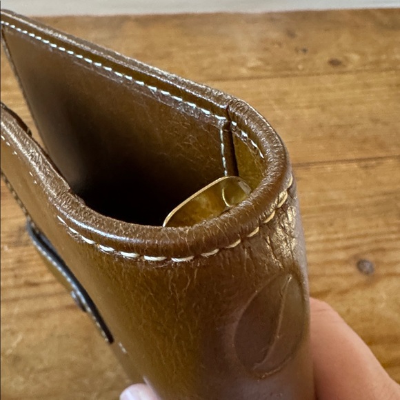 Filofax Malden Ochre Brown Personal Binder Planner Upgraded 30mm Rings in Gold - Picture 6 of 17